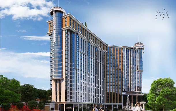 Жилой Комплекс Podil Plaza & Residence с двухуровневыми пентхаусами с бассейномРеклама