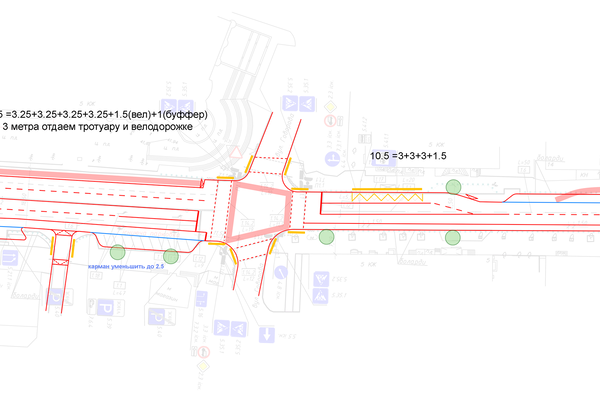 Ремонт на Черняховского: проект велодорожки и остановка работ 