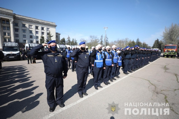 1 и 2 мая общественный порядок в Одессе будут обеспечивать 2,5 тысячи правоохранителей. Фото