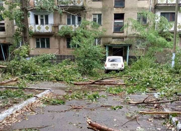 На окрестности Тарутино обрушился ураган