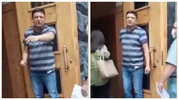 В Кабмин зашел мужчина с гранатой: полиция готовится к штурму. Видео