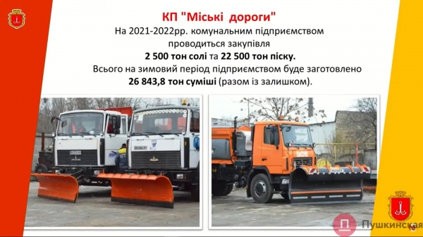 Больше соли, меньше песка, но без спецреагентов: в мэрии рассказали, чем зимой будут чистить улицы Одессы