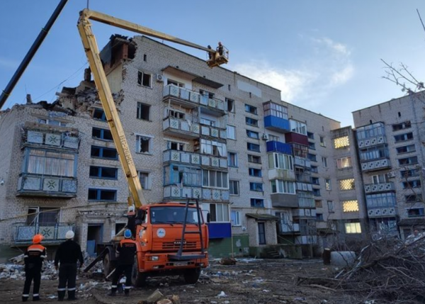 В Новой Одессе взорвалась пятиэтажка