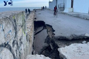 В Одессе провалилась под землю часть Трассы здоровья