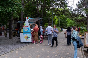 Парк Победы незаконно заставили аттракционами