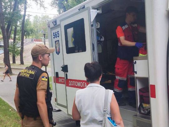 У Києві муніципальна варта і медики «швидкої» рятували дівчинку після нападу зграї ос