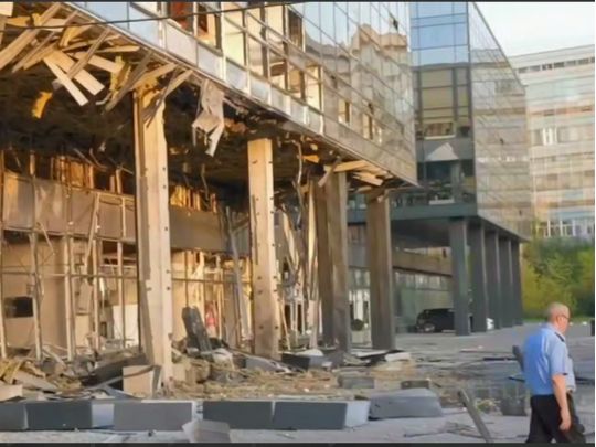 Наліт дронів на підмосков'я: атаковані технопарк та підприємство з виробництва безпілотників (фото, відео)